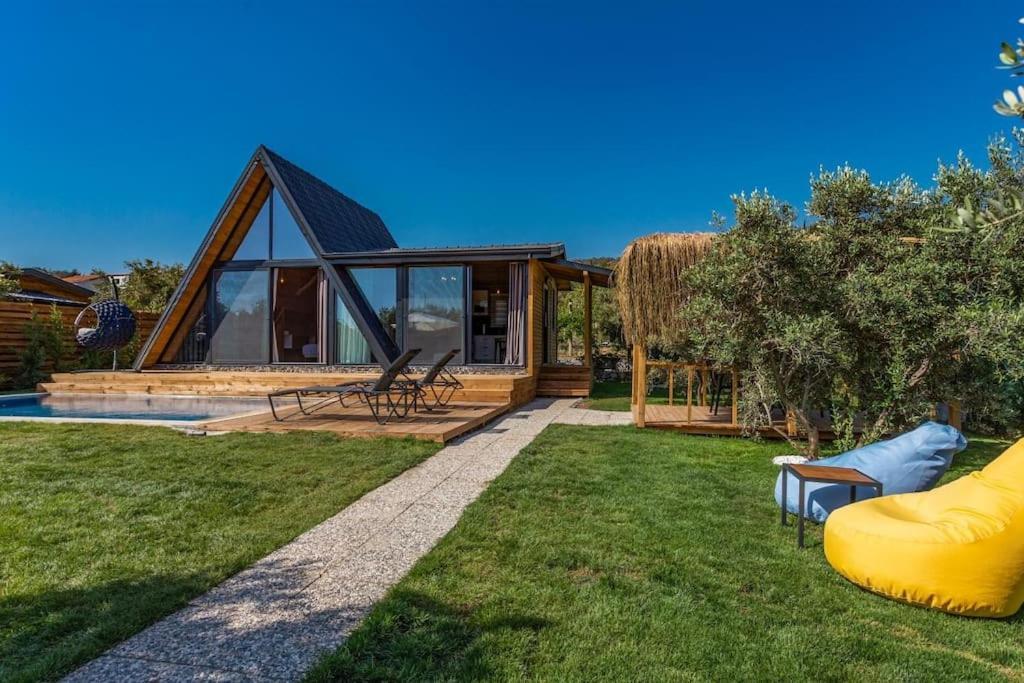 Villa Zeytin Havuzlu Jakuzili Fethiye Luaran gambar