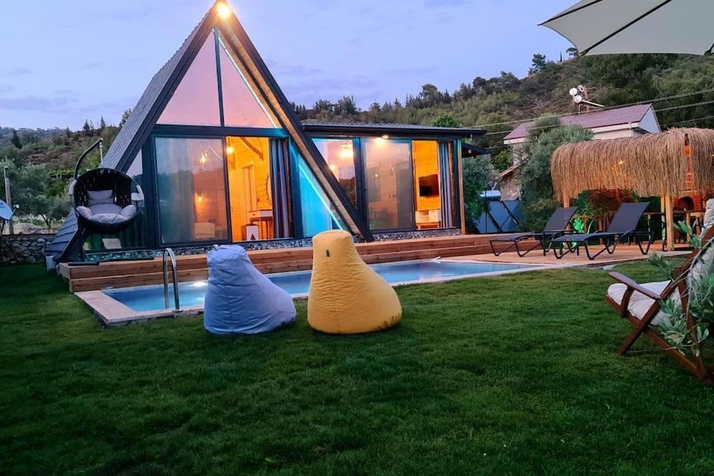 Villa Zeytin Havuzlu Jakuzili Fethiye Luaran gambar